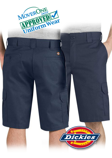dickies navy blue cargo shorts
